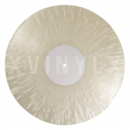 Clear (transp.) base with White splatter Side A