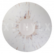 White with Brown splatter Side A