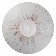 White with Brown splatter Side B